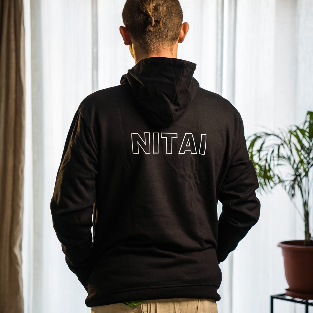 Gaura Nitai Hoodie Oulined - I Love Mayapur