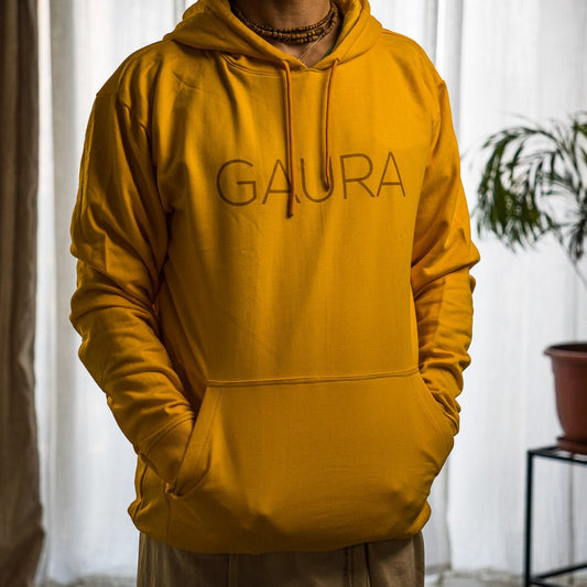 Hoodie "Gaura Nitai" Golden - I Love Mayapur